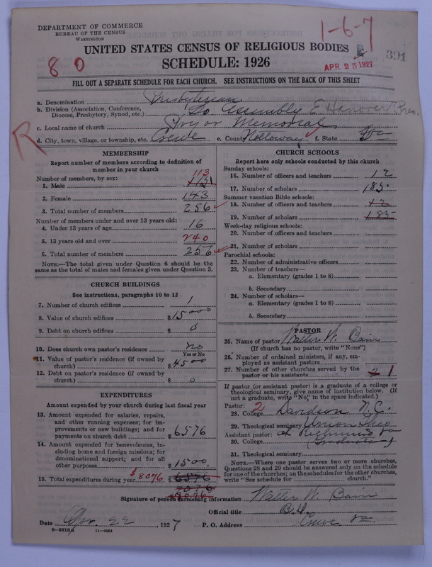 Scan of Presbyterian Church in the United States: 391