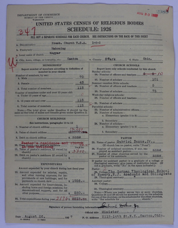 Scan of Presbyterian Church in the United States of America: 2989