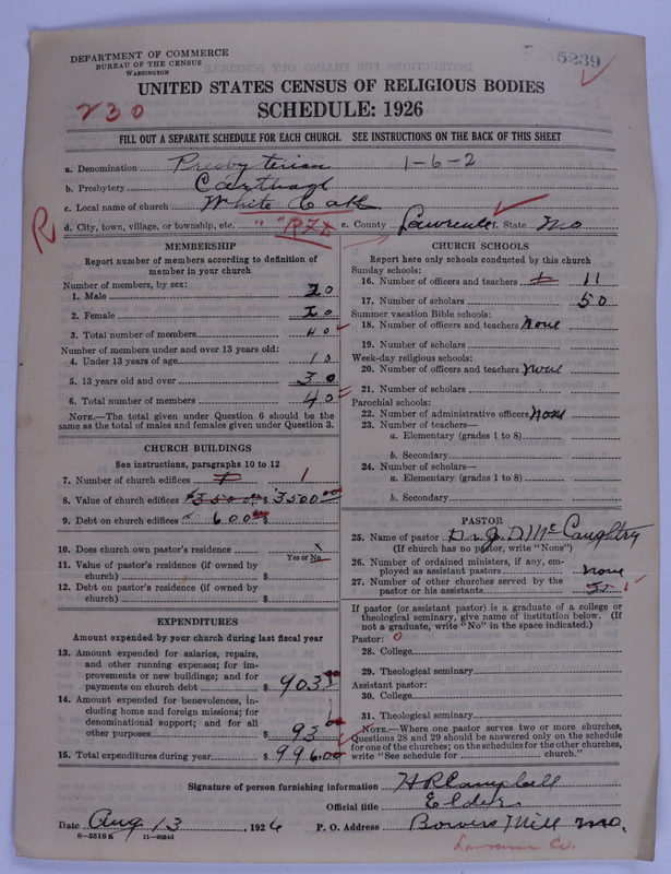 Scan of Presbyterian Church in the United States of America: 5239