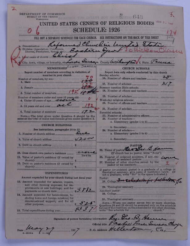 Scan of Reformed Church in the United States: 643