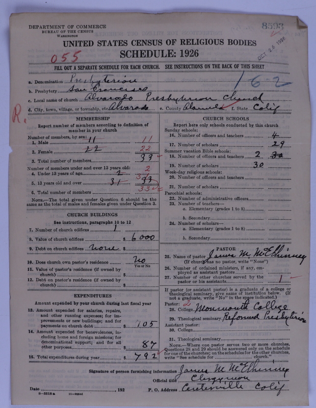 Scan of Presbyterian Church in the United States of America: 8593