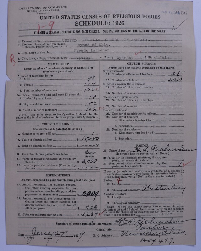 Scan of United Lutheran Church in America: 2166