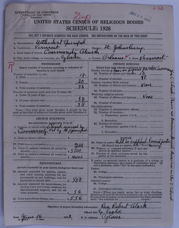 Scan of Federated Churches: 61