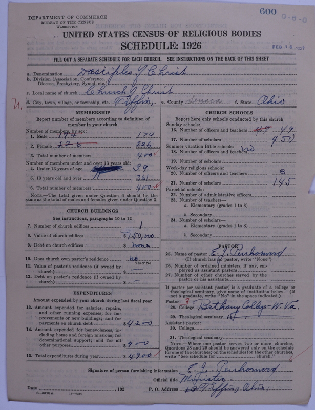 Scan of Disciples of Christ: 600