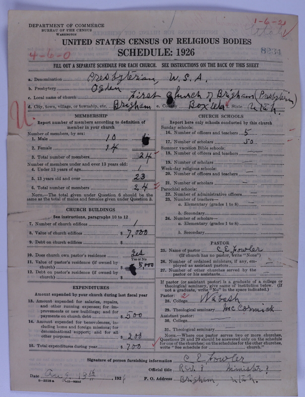 Scan of Presbyterian Church in the United States of America: 8234