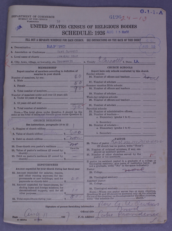 Scan of Negro Baptists: 6196