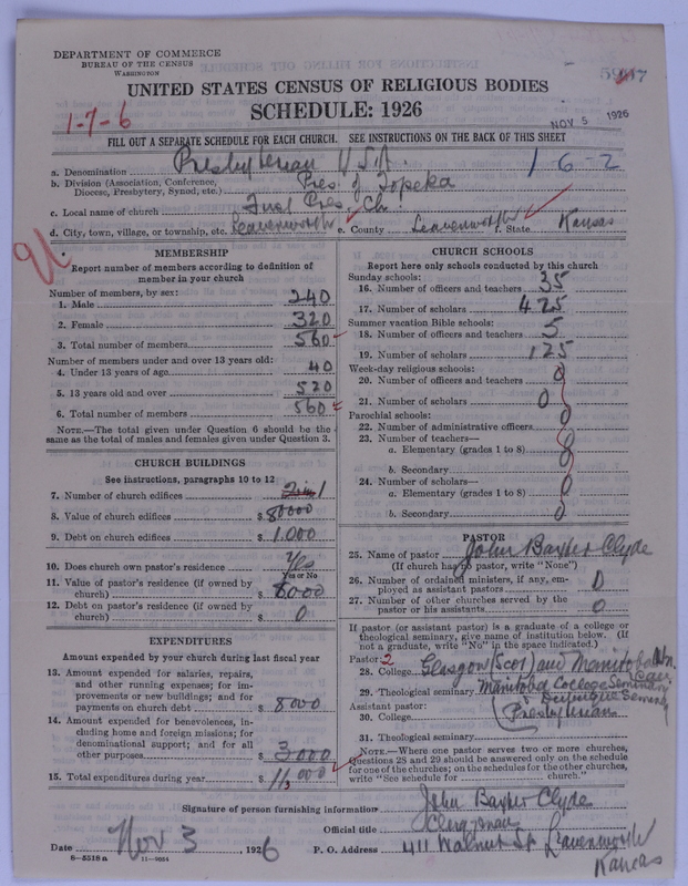 Scan of Presbyterian Church in the United States of America: 5997