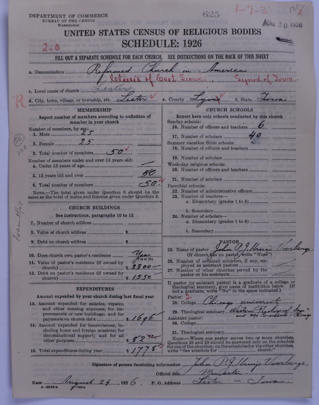 Scan of Reformed Church in America: 625