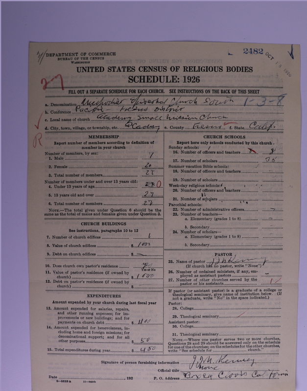 Scan of Methodist Episcopal Church, South: 2482