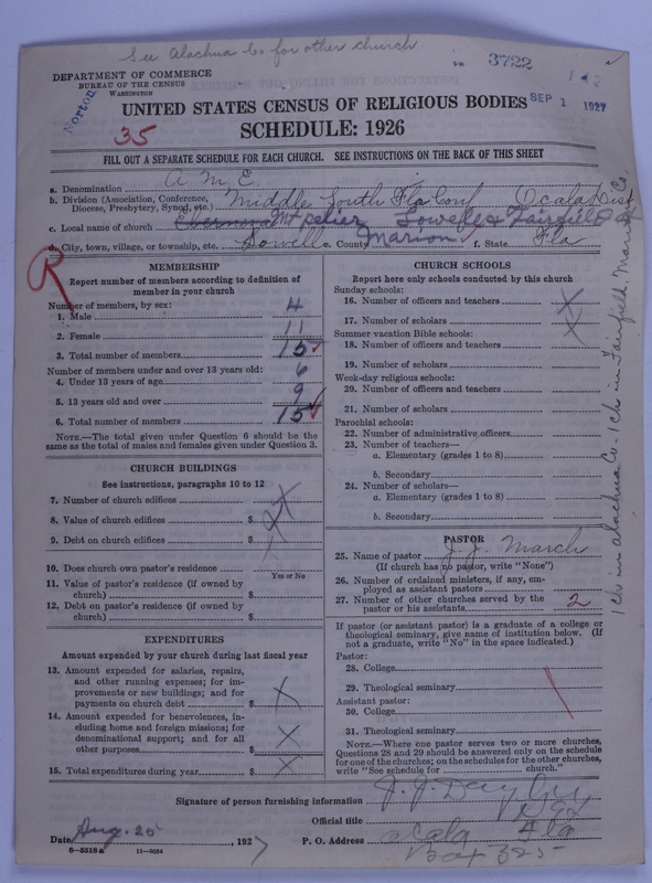 Scan of African Methodist Episcopal Church: 3722