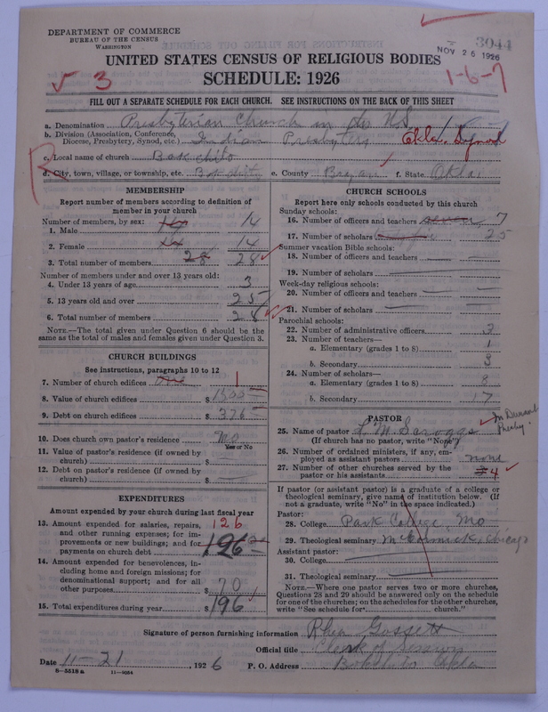 Scan of Presbyterian Church in the United States: 3044