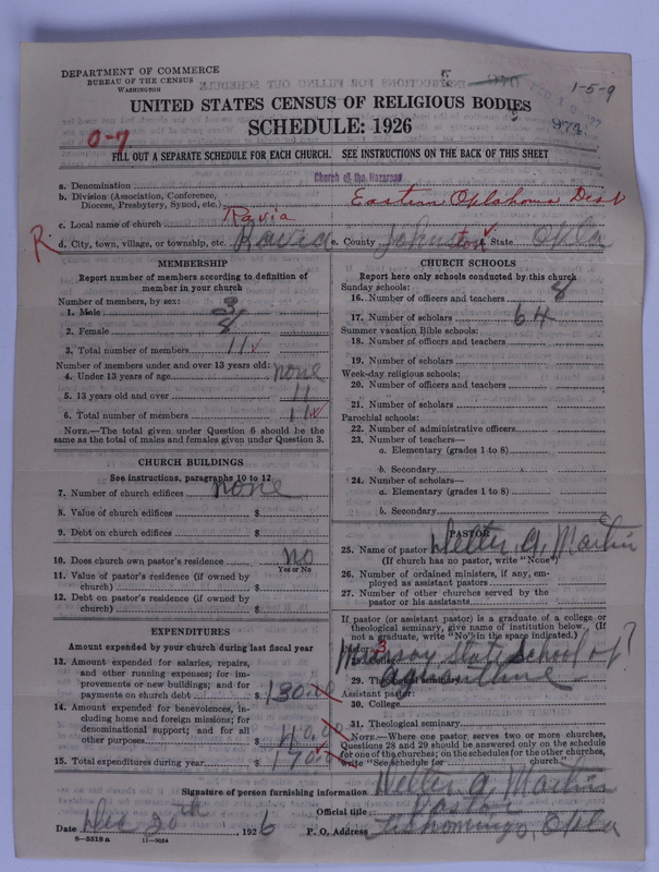 Scan of Church of the Nazarene: 974