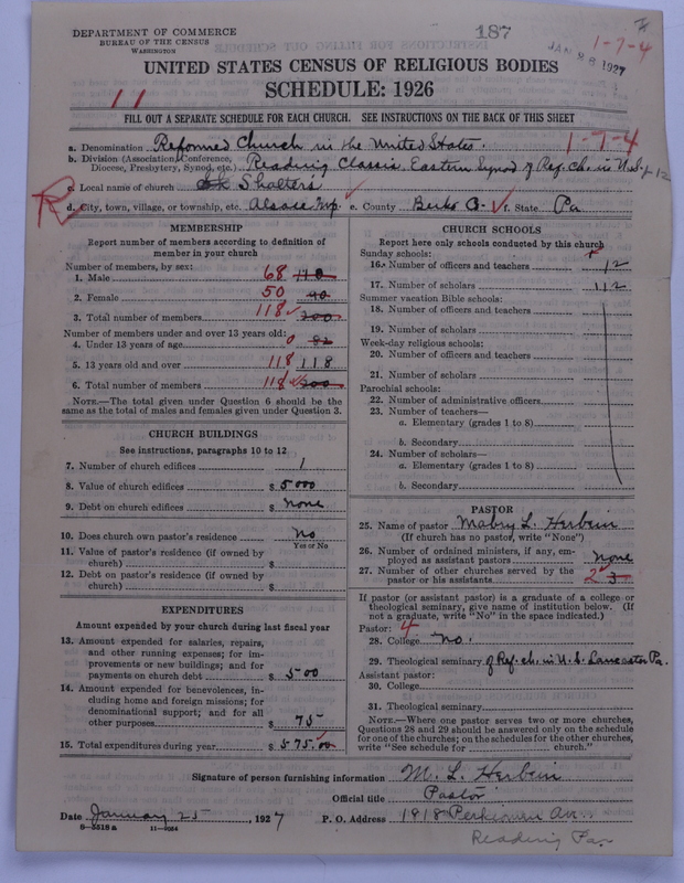 Scan of Reformed Church in the United States: 187