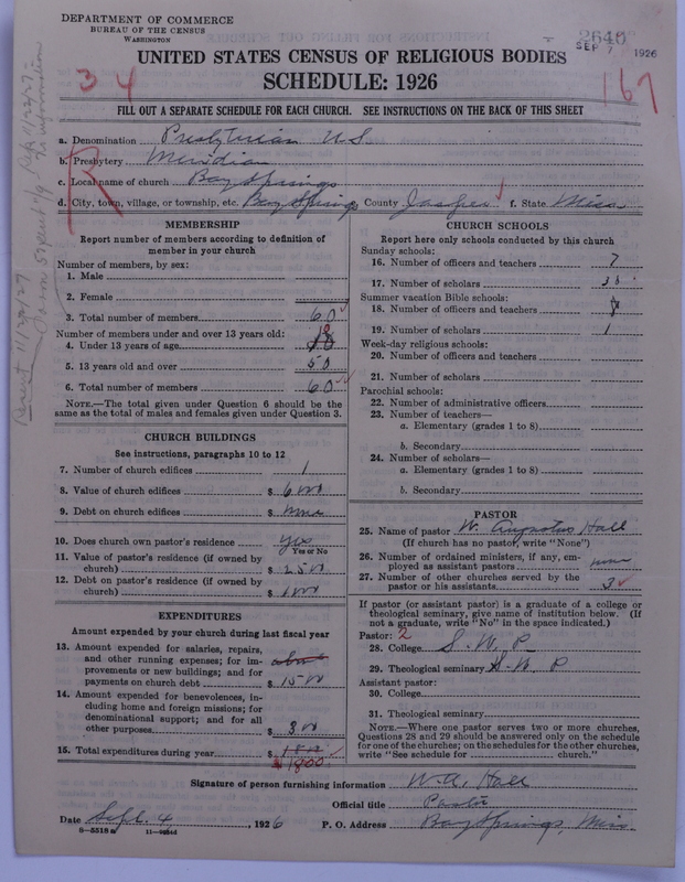 Scan of Presbyterian Church in the United States: 2640