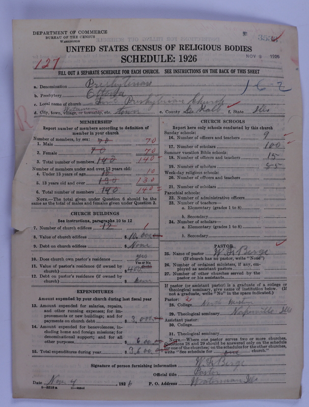 Scan of Presbyterian Church in the United States of America: 3536