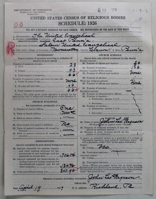 Scan of Evangelical Congregational Church: 77