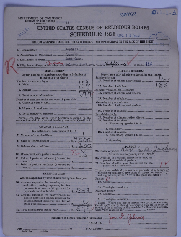 Scan of Negro Baptists: 20762