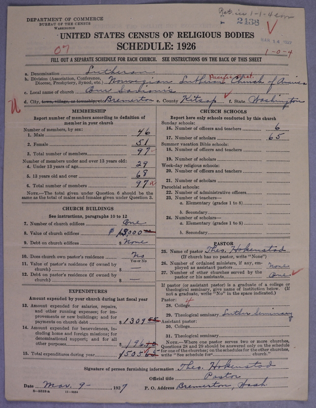 Scan of Norwegian Lutheran Church of America: 2439