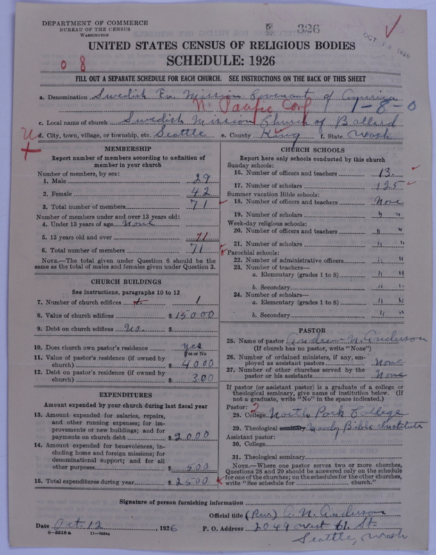 Scan of Swedish Evangelical Mission Covenant of America: 326