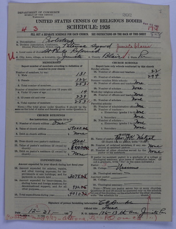 Scan of Reformed Church in the United States: 202