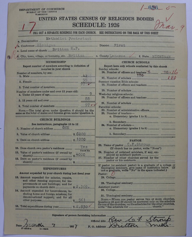 Scan of Methodist Protestant Church: 656