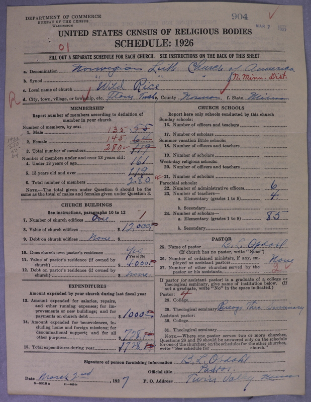 Scan of Norwegian Lutheran Church of America: 904