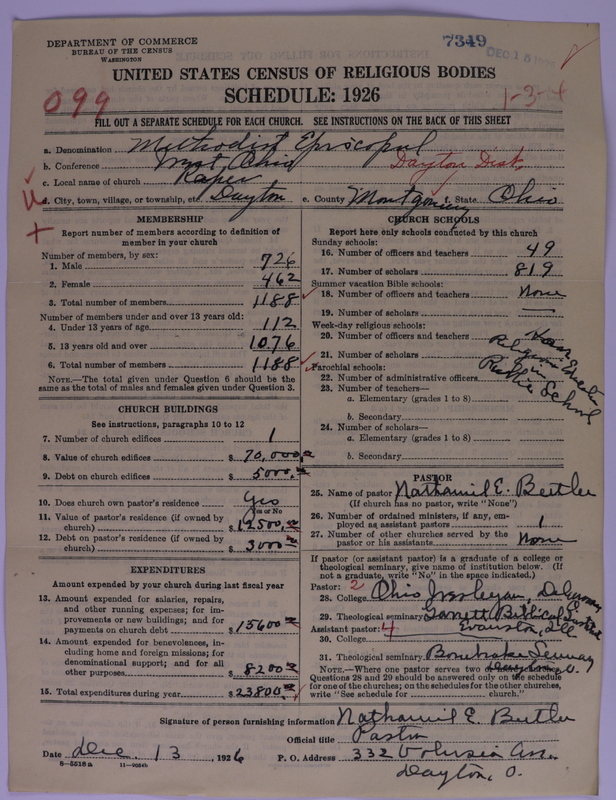 Scan of Methodist Episcopal Church: 7349