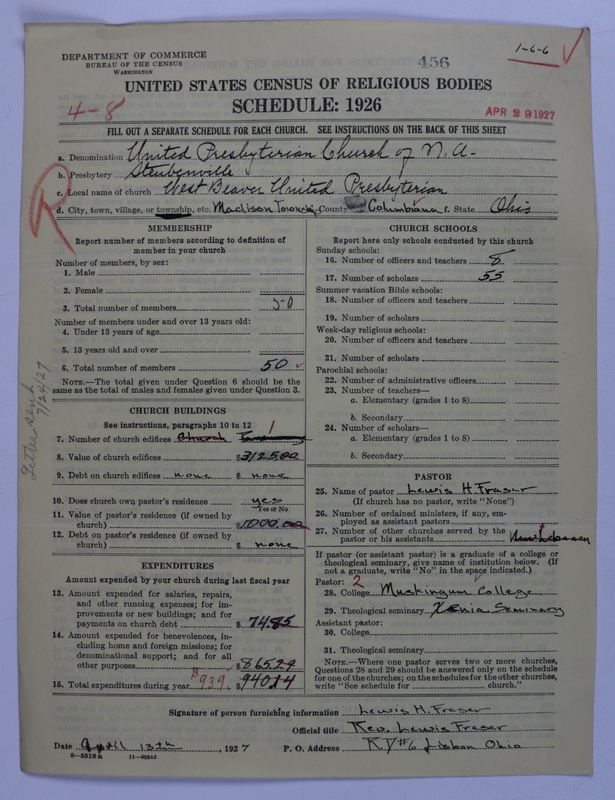 Scan of United Presbyterian Church of North America: 456