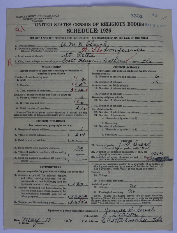 Scan of African Methodist Episcopal Church: 3331
