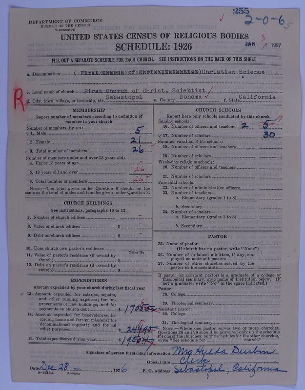 Scan of Church of Christ, Scientist: 255
