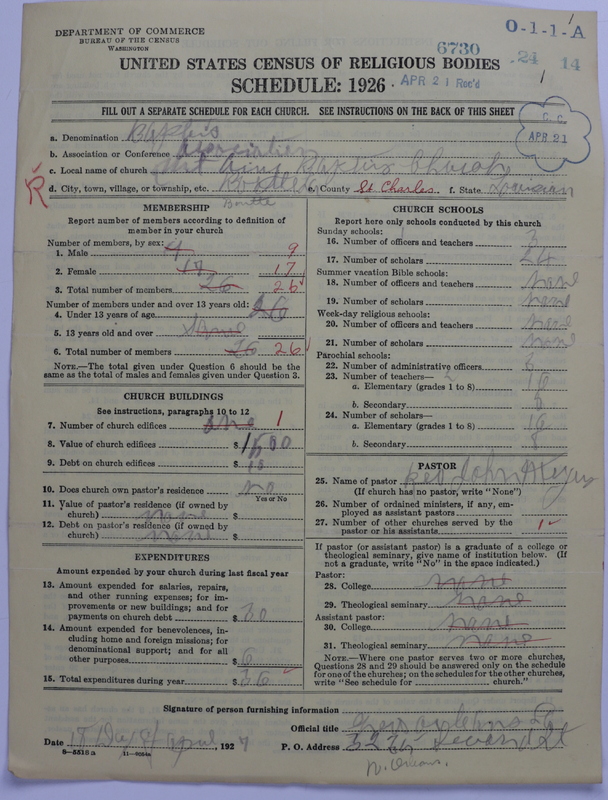 Scan of Negro Baptists: 6730