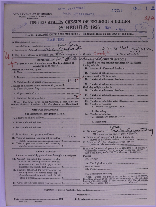 Scan of Negro Baptists: 4721