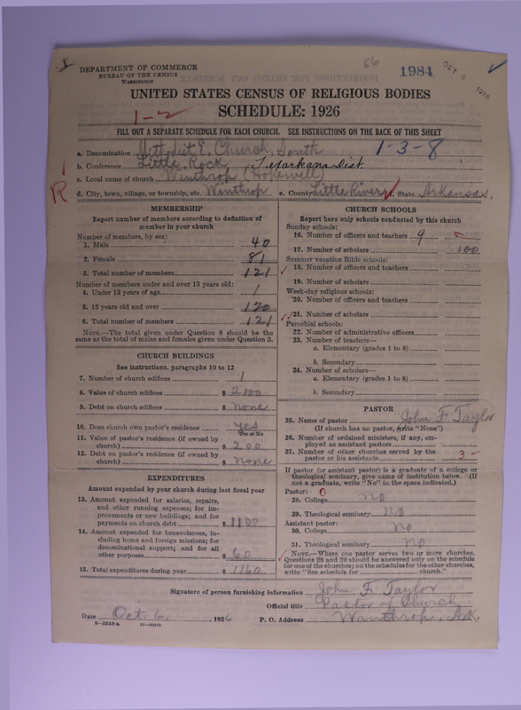 Scan of Methodist Episcopal Church, South: 1984