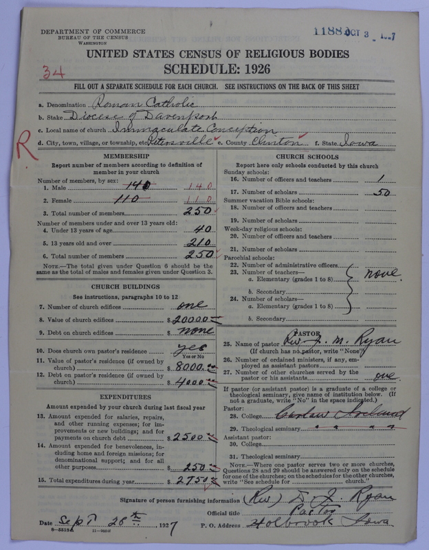 Scan of Roman Catholic Church: 11889