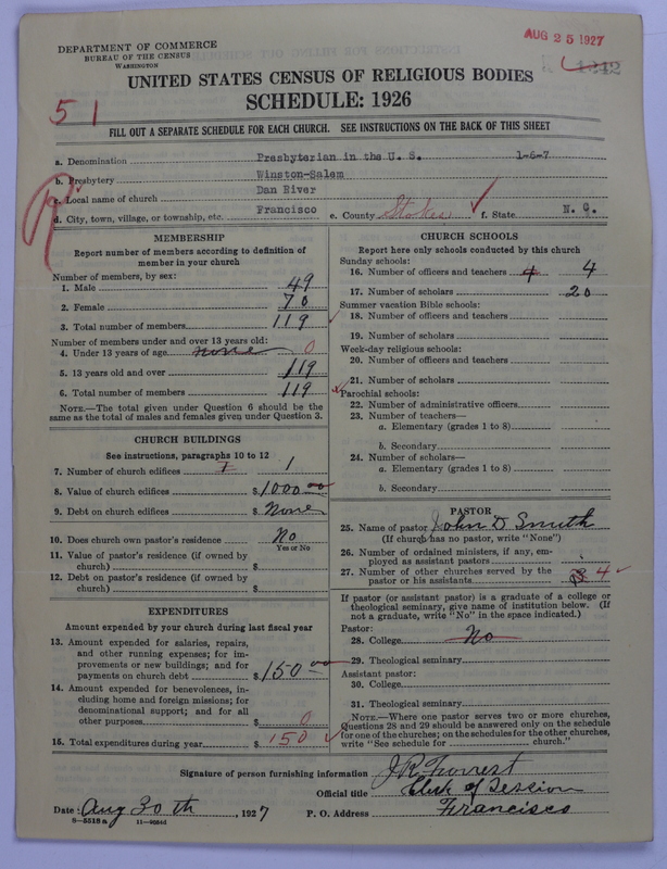 Scan of Presbyterian Church in the United States: 1242