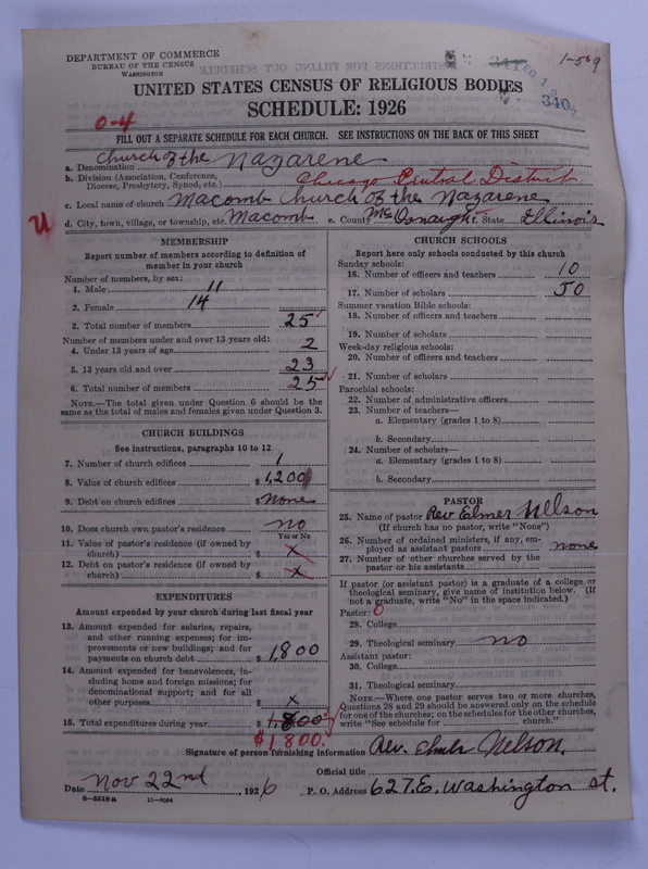 Scan of Church of the Nazarene: 340