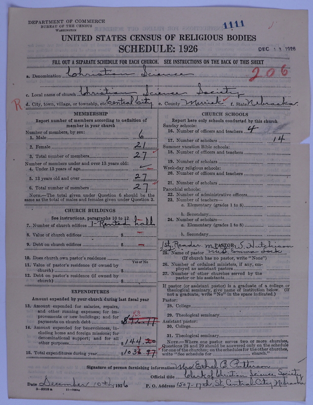Scan of Church of Christ, Scientist: 1111