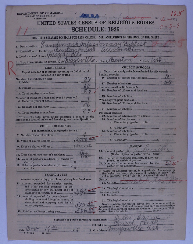 Scan of Landmark Baptist of America: 128