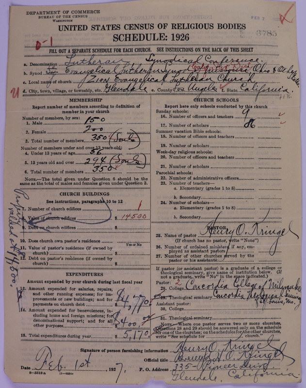 Scan of Evangelical Lutheran Synodical Conference of America: Evangelical Lutheran Synod of Missouri, Ohio, and Other States: 3785