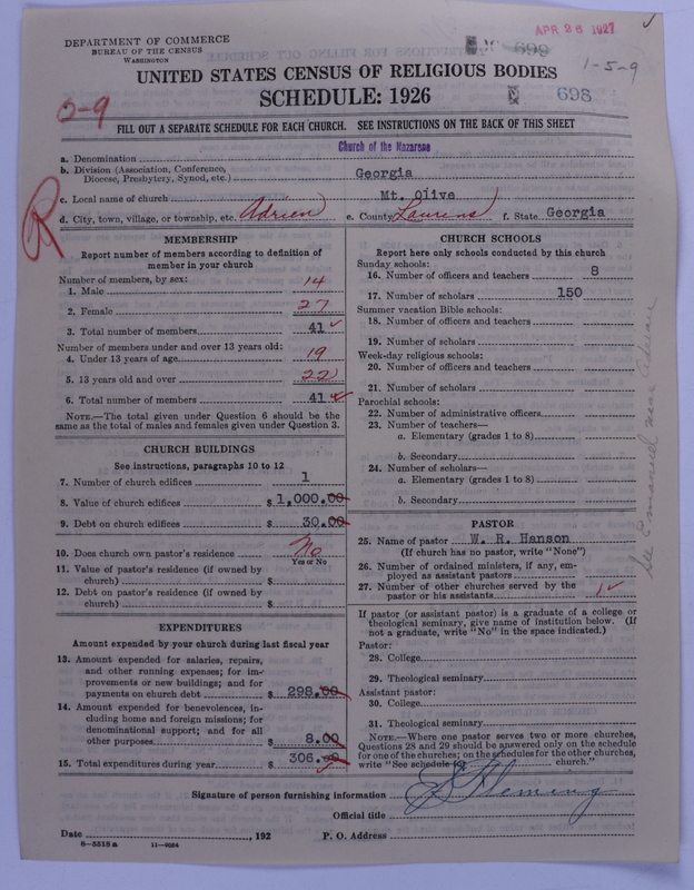 Scan of Church of the Nazarene: 698