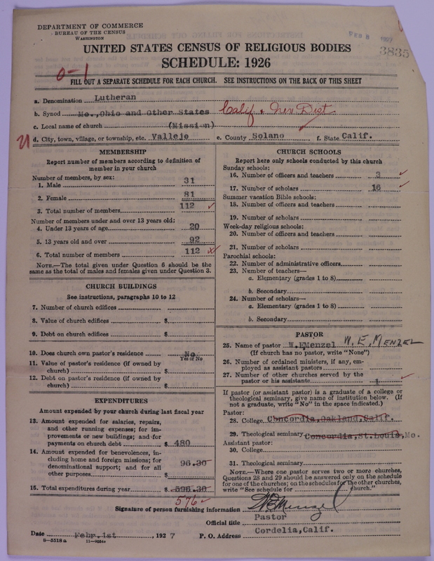 Scan of Evangelical Lutheran Synodical Conference of America: Evangelical Lutheran Synod of Missouri, Ohio, and Other States: 3835