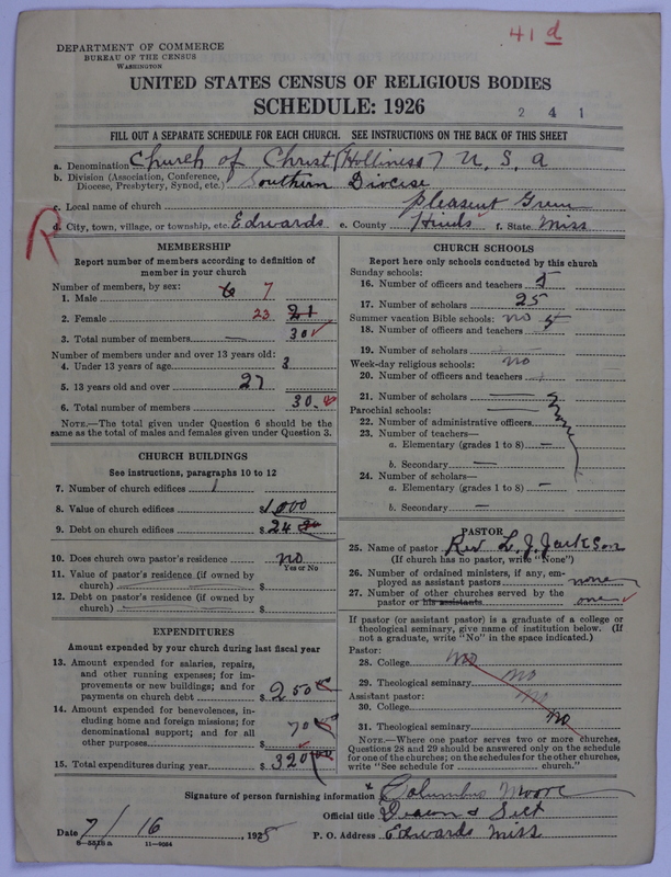 Scan of Church of Christ (Holiness) U.S.A.: 41d