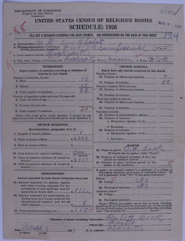 Scan of Church of the United Brethren in Christ: 2632