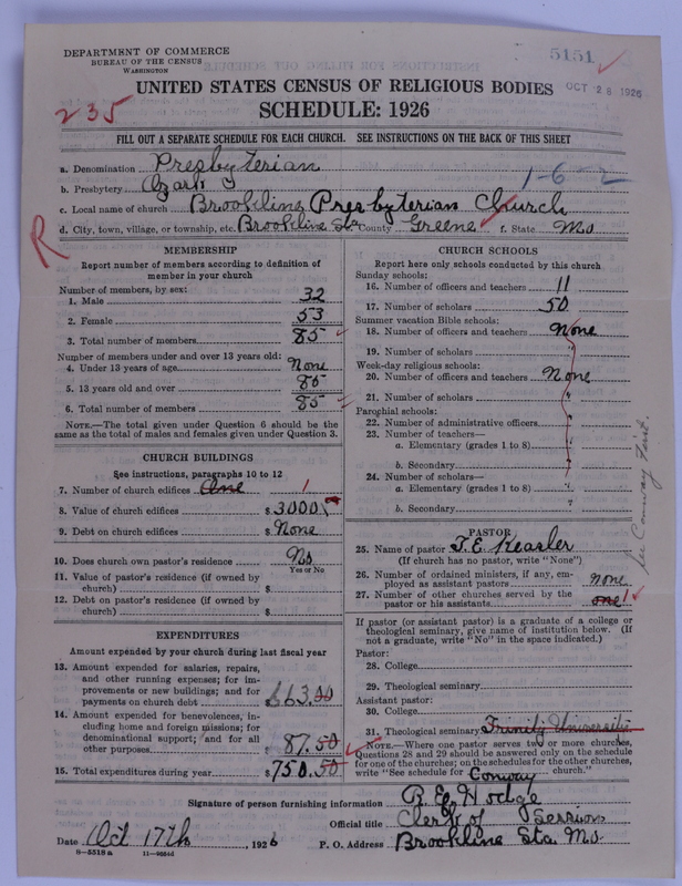 Scan of Presbyterian Church in the United States of America: 5151