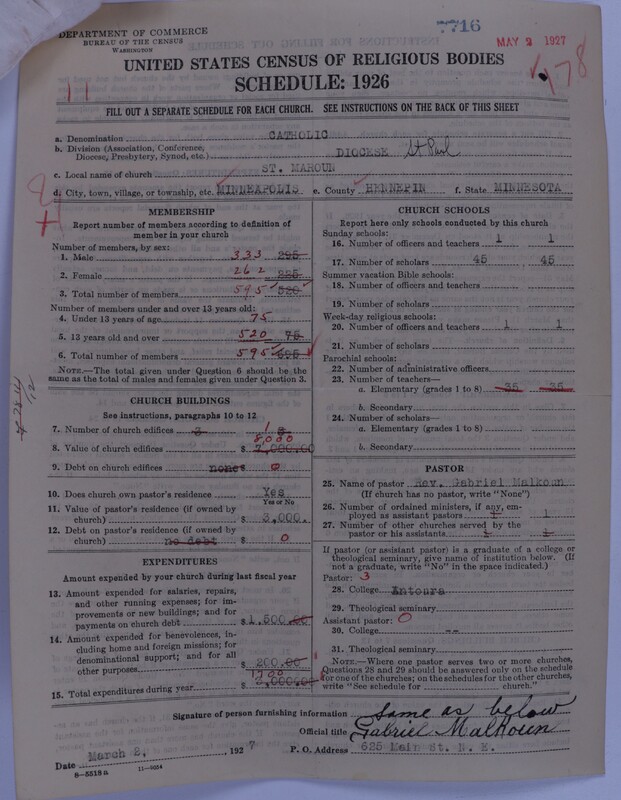 Scan of Roman Catholic Church: 7716