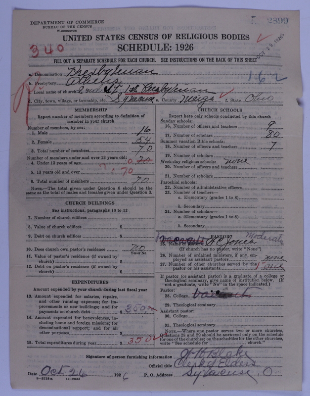 Scan of Presbyterian Church in the United States of America: 2899