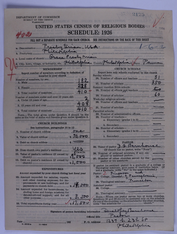 Scan of Presbyterian Church in the United States of America: 2175