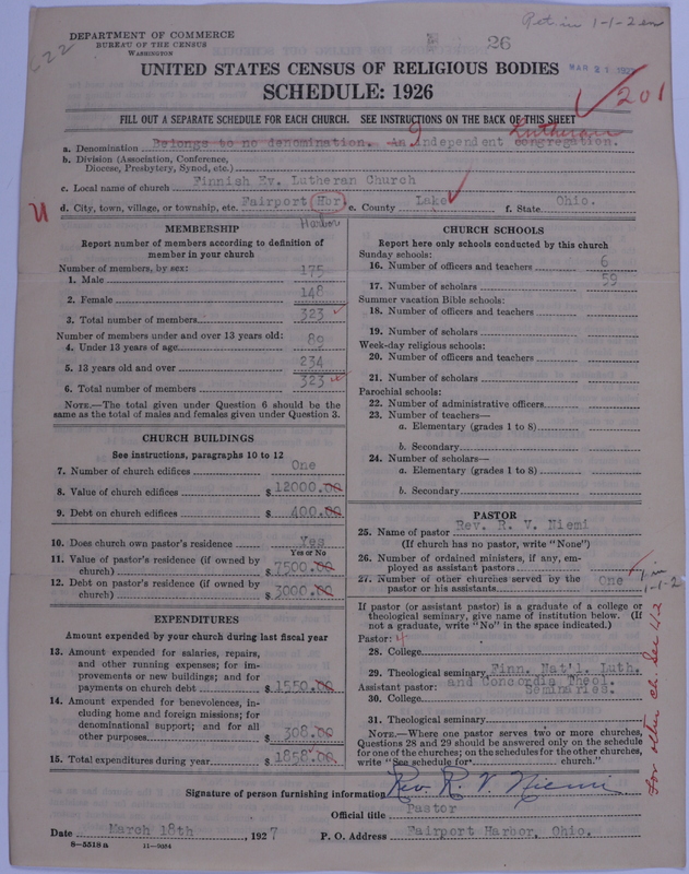 Scan of Independent Lutheran Congregations: 26