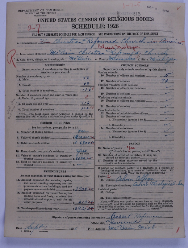 Scan of Christian Reformed Church: 95