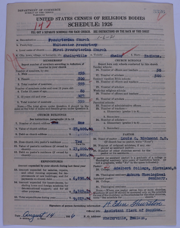 Scan of Presbyterian Church in the United States of America: 3326